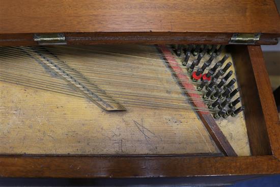 A Regency Gunther & Horwood mahogany square piano